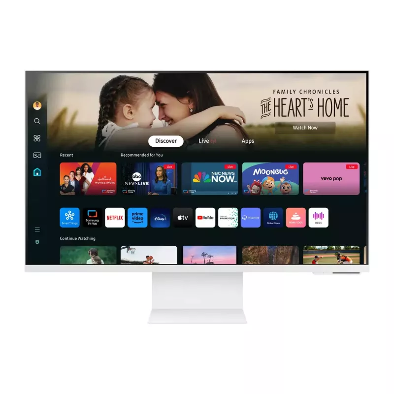 Samsung M80D datora monitors 81,3 cm (32 collas) 3840 x 2160 pikseļi 4K Ultra HD LED Balts
