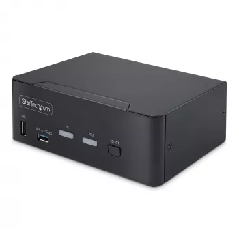 StarTech.com P2CDD143-KVM-SWITCH KVM slēdzis, melns