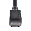 StarTech.com 10 pēdu (3 m) DisplayPort 1.2 kabelis - 4K x 2K Ultra HD VESA sertificēts DisplayPort kabelis - DP uz DP monitora kabelis - DP video/ displeja vads - fiksējoši DP savienotāji