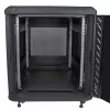 StarTech.com 4-Post 12U Server Rack Cabinet, Lockable 19 inch Data Rack Cabinet for Computer / AV / IT Equipment, Office / Home Network Rack with Casters & Adjustable Mounting Rails