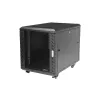 StarTech.com 4-Post 12U Server Rack Cabinet, Lockable 19 inch Data Rack Cabinet for Computer / AV / IT Equipment, Office / Home Network Rack with Casters & Adjustable Mounting Rails