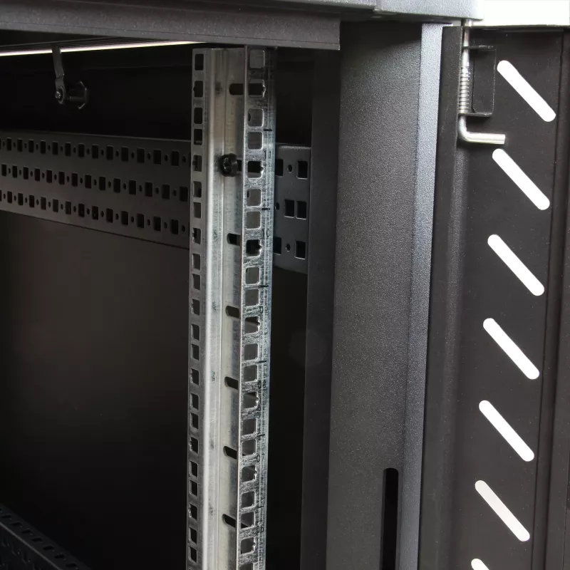 StarTech.com 4-Post 12U Server Rack Cabinet, Lockable 19 inch Data Rack Cabinet for Computer / AV / IT Equipment, Office / Home Network Rack with Casters & Adjustable Mounting Rails