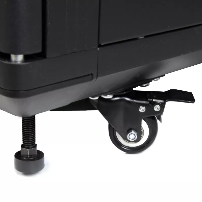 StarTech.com 4-Post 12U Server Rack Cabinet, Lockable 19 inch Data Rack Cabinet for Computer / AV / IT Equipment, Office / Home Network Rack with Casters & Adjustable Mounting Rails