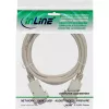 InLine nulmodema kabelis DB9 sievišķais / sievišķais, salikts, pelēks, 2m