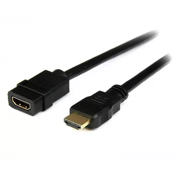 StarTech.com 2m HDMI pagarinātāja kabelis - HDMI vīriešu-sieviešu kabelis - 4K HDMI pagarinātājs - 4K 30Hz UHD HDMI kabelis ar Ethernet M/F - ātrgaitas HDMI 1.4 kabelis