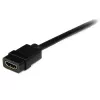 StarTech.com HDEXT2M 2 m High Speed HDMI pagarinātājs, HDMI spraudnis uz ligzdu, Ultra HD 4K x 2K, 10,2 Gbit/s, 28 AWG, ekranēts, apzeltīts, melns