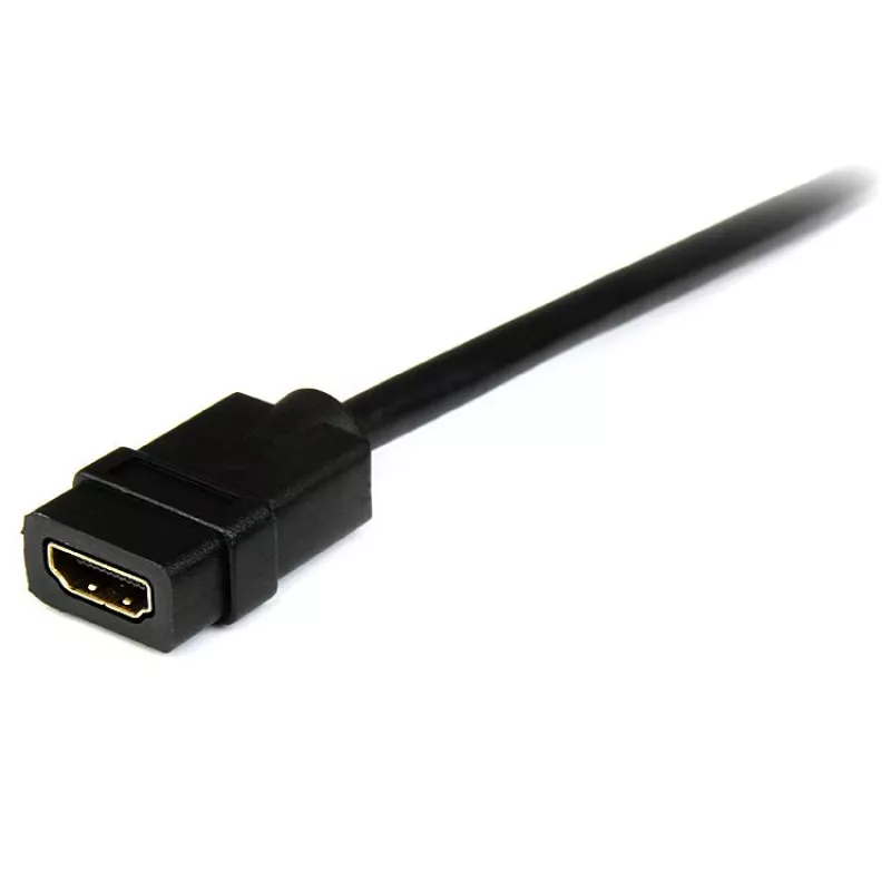 StarTech.com HDEXT2M 2 m High Speed HDMI pagarinātājs, HDMI spraudnis uz ligzdu, Ultra HD 4K x 2K, 10,2 Gbit/s, 28 AWG, ekranēts, apzeltīts, melns
