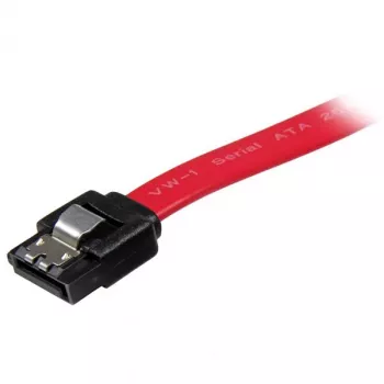 StarTech.com 18 collu Latching SATA kabelis, 0.457 m, SATA III, SATA 7-pin, Tēvs/Tēvs, Sarkans