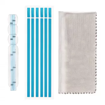 StarTech.com Privacy Screen Adhesive Strips and Mounting Tabs - Universāls stiprinājumu komplekts klēpjdatoru/monitoru pretatspīduma privātuma filtriem, nomaiņas sloksnes/turētāji