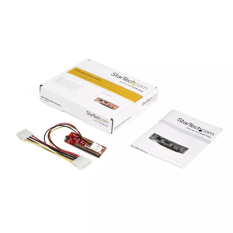 StarTech.com IDE uz SATA adapteris cietajam diskam vai optiskajam diskdzinim - 40-pin PATA uz 2.5 collu SATA HDD/SSD/ODD pārveidotājs