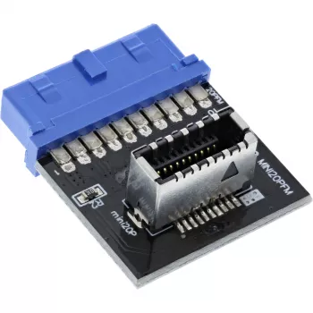 InLine USB 3.0 uz USB 3.1 priekšējā paneļa Key-A adapteris iekšējais (33446B)