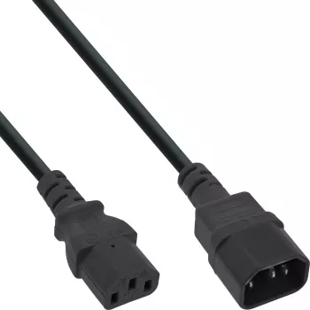 InLine pagarinātājs C13/C14 16632B melns 3m