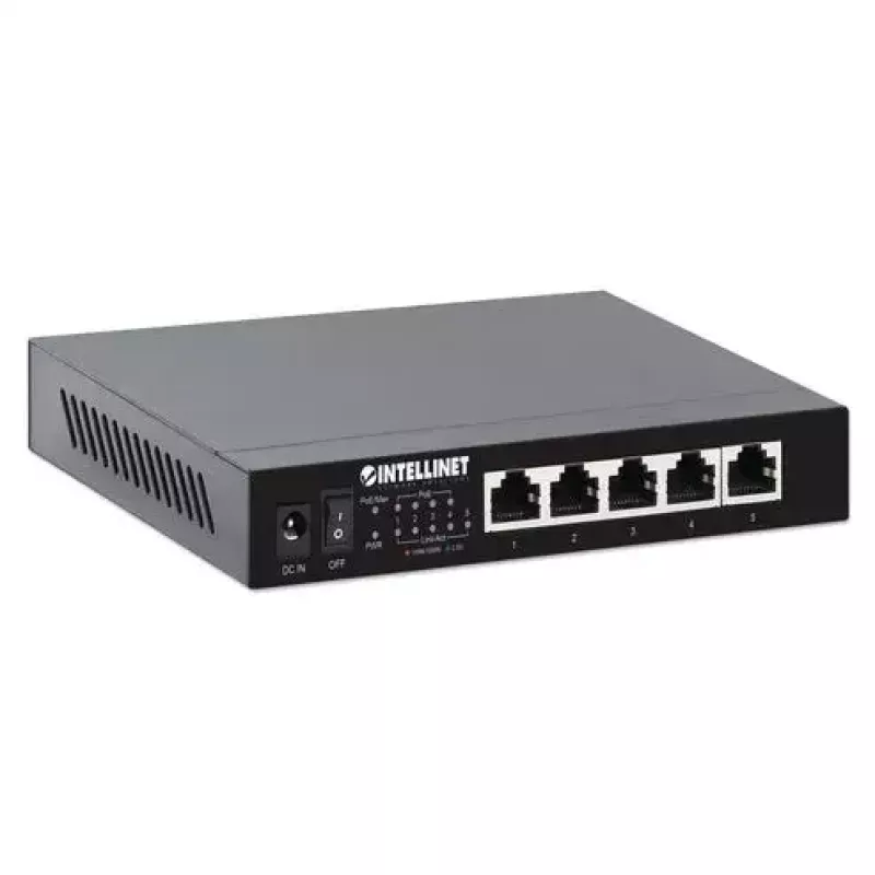Nepārvaldāms slēdzis Intellinet 5-Port 2.5G Ethernet PoE+ 55W
