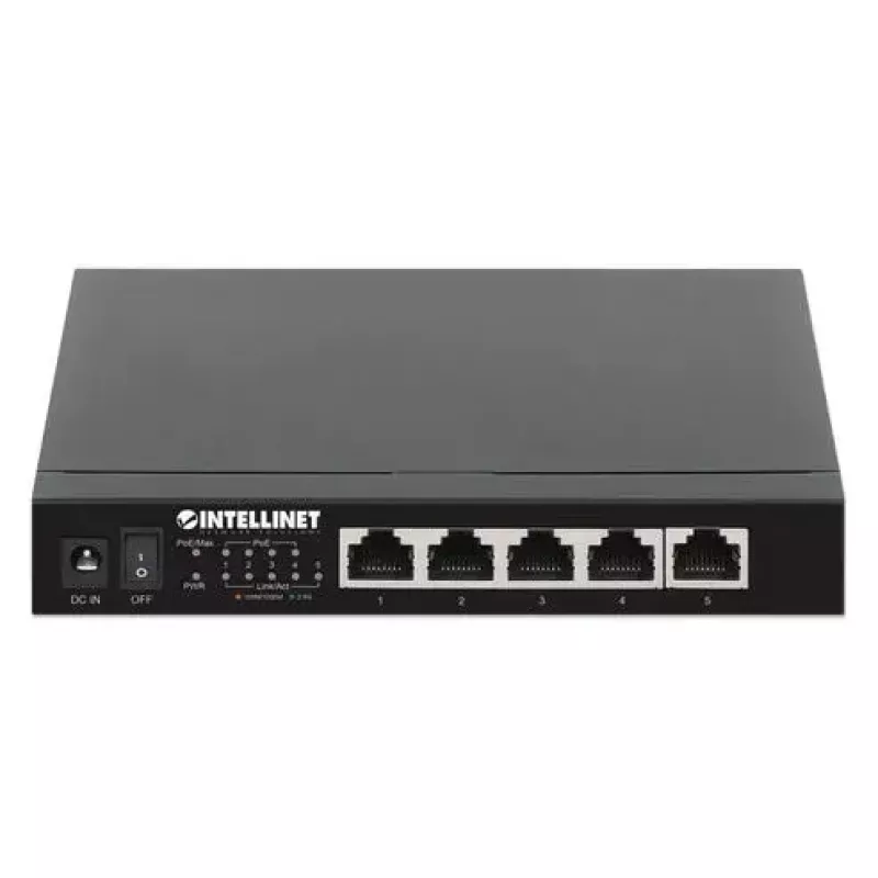 Nepārvaldāms slēdzis Intellinet 5-Port 2.5G Ethernet PoE+ 55W