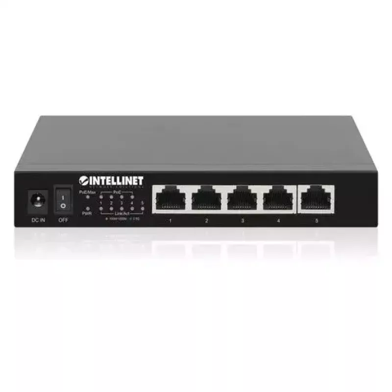 Nepārvaldāms slēdzis Intellinet 5-Port 2.5G Ethernet PoE+ 55W