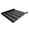 StarTech.com SHELF-1U-20-FIXED-V 1U ventilējams plaukts serveru skapim, 19", uz kronšteiniem, montāža priekšpusē, 25 kg slodze, 20" (50 cm) dziļš, melns