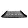 StarTech.com SHELF-1U-20-FIXED-V 1U ventilējams plaukts serveru skapim, 19", uz kronšteiniem, montāža priekšpusē, 25 kg slodze, 20" (50 cm) dziļš, melns