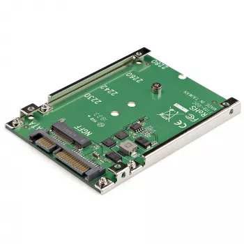 StarTech.com M.2 SATA SSD uz 2,5 collu SATA adapteris - M.2 NGFF uz SATA pārveidotājs - 7 mm - atvērts rāmis - M2 cietā diska adapteris