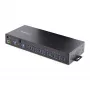 StarTech.com 16-Portu rūpnieciskais USB 3.0 centrmezgls 5Gbps, metāls, DIN/virsmas/statīva montāža, ESD aizsardzība, spaiļu bloka barošana, līdz 120W kopējā USB uzlāde, divu saimniekdatoru centrmezgls/pārslēgs