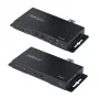StarTech.com 4K HDMI pārraides komplekts pa optisko šķiedru, 4K 60Hz līdz 3300 pēdām (1 km) vienmoda vai 1000 pēdām (300 m) daudzmoda LC šķiedra, HDR, HDCP, 3.5 mm audio/RS232/IR pagarinātājs, raidītājs un uztvērējs