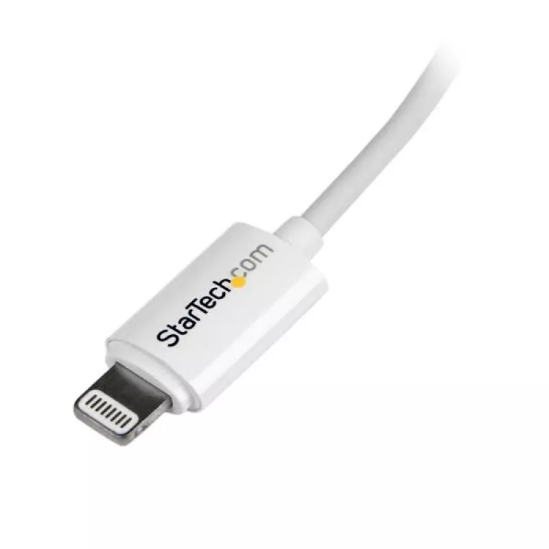 StarTech.com 2 m USB–Lightning kabelis – balts, MFi sertificēts