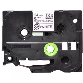 Lentīšu kasete Brother TZE-SE5 — 24 mm x 8 m, melns uz balta