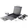 StarTech.com Rackmontējams KVM konsole ar 19 inch LCD monitori un USB atbalstu, 1U, 50 000 MTBF