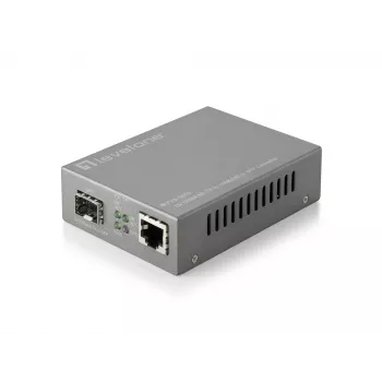 LevelOne RJ45 uz SFP Pārvaldāms Fast Ethernet Mediju Pārveidotājs