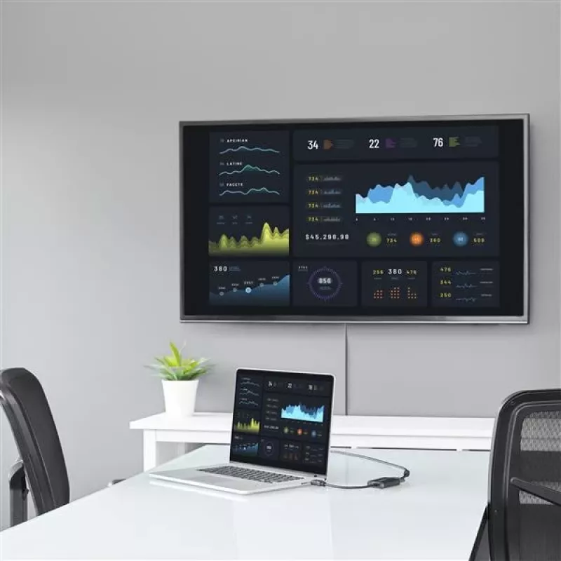 StarTech.com HDMI uz VGA video adapteris ar audio darbvirsmas datoram / klēpjdatoram / ultrabook - 1920x1080
