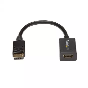 StarTech.com DisplayPort uz HDMI adapteris - DP 1.2 uz HDMI video pārveidotājs 1080p - DP uz HDMI monitora/TV/displeja kabeļa adapteris - pasīvs DP uz HDMI adapteris - fiksējošs DP savienotājs