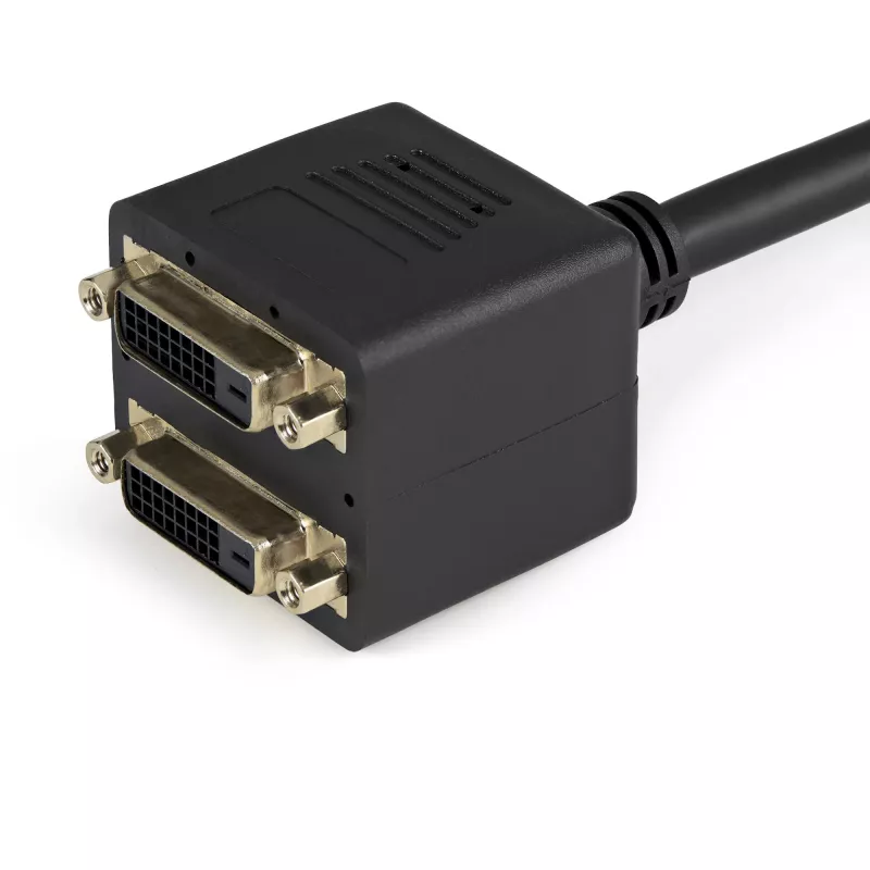 StarTech.com DVI-D sadalītāja kabelis 30cm (1 pēda) DVI-D uz 2x DVI-D, vīrietis-sieviete