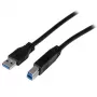 StarTech.com 1m USB 3.0 A-B kabelis - sertificēts SuperSpeed