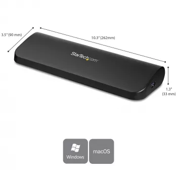 StarTech.com Divu monitoru USB 3.0 dokstacija ar HDMI un DVI/VGA