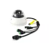 LevelOne FCS-3306 HUBBLE kupola IP kamera, 3 MP, H.265, PoE, IR, telpām un ārā, izturīga pret vandāļiem, IP68, balta