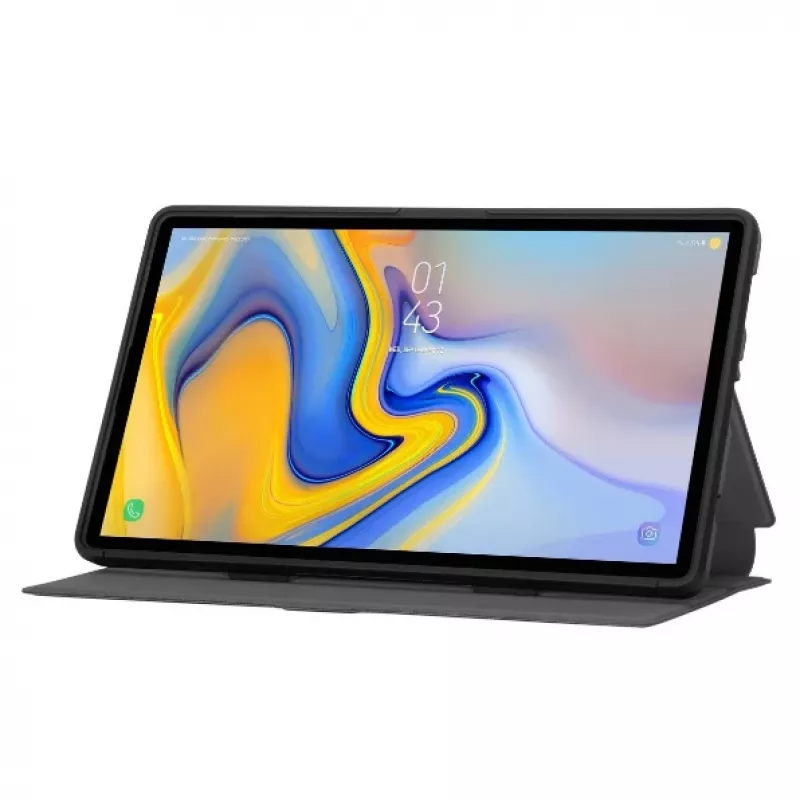Targus THZ903GL Click-In atveramais maciņš Samsung Galaxy Tab A7 Lite 8,7 collu (22,1 cm) planšetdatoram, TPU, melns