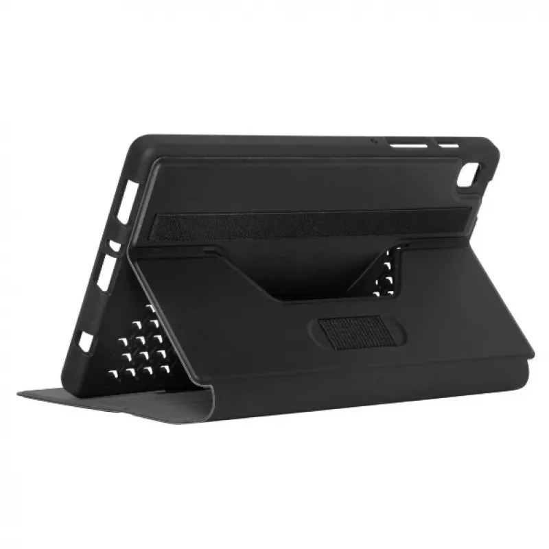 Targus THZ903GL Click-In atveramais maciņš Samsung Galaxy Tab A7 Lite 8,7 collu (22,1 cm) planšetdatoram, TPU, melns