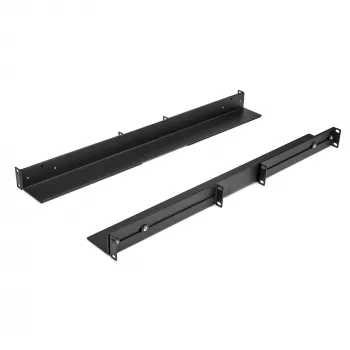 StarTech.com 1U 19 collu servera plaukta sliedes – regulējams dziļums 24–36 collas – universāls 4 statņu plaukta stiprinājuma komplekts tīkla iekārtām/serveriem/UPS HPE ProLiant Dell PowerEdge