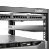 StarTech.com 1U 19 collu servera plaukta sliedes – regulējams dziļums 24–36 collas – universāls 4 statņu plaukta stiprinājuma komplekts tīkla iekārtām/serveriem/UPS HPE ProLiant Dell PowerEdge