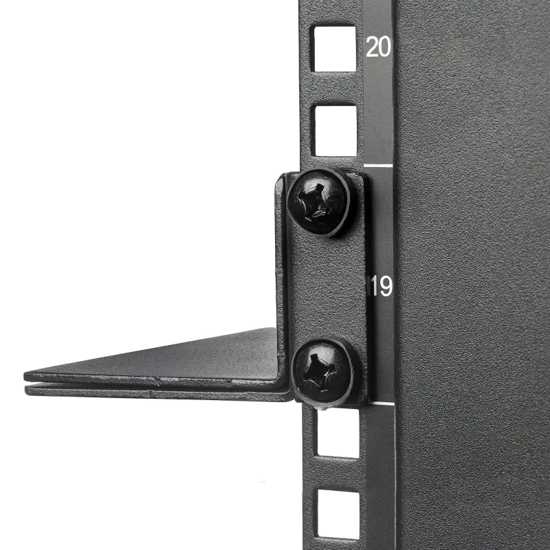 StarTech.com 1U 19 collu servera plaukta sliedes – regulējams dziļums 24–36 collas – universāls 4 statņu plaukta stiprinājuma komplekts tīkla iekārtām/serveriem/UPS HPE ProLiant Dell PowerEdge