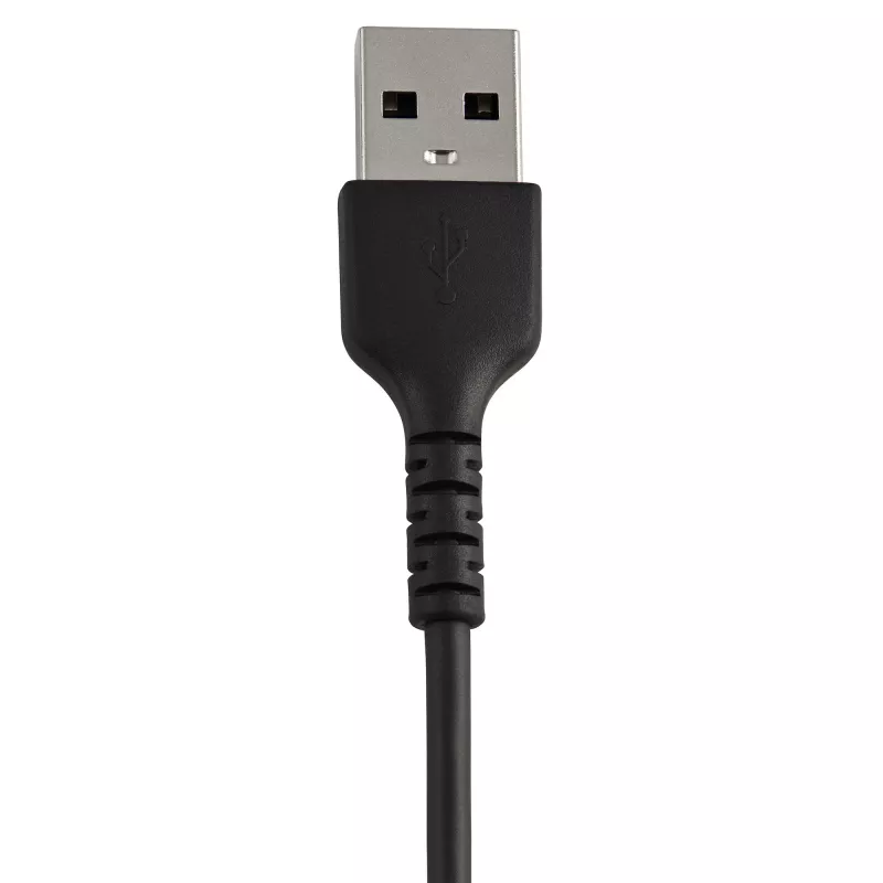 StarTech.com 15 cm USB-A uz Lightning vads, izturīgs, melns, ar aramīda šķiedru, MFi sertificēts