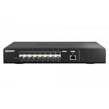 QNAP QSW-M5216-1T tīkla slēdzis, pārvaldāms L2, melns