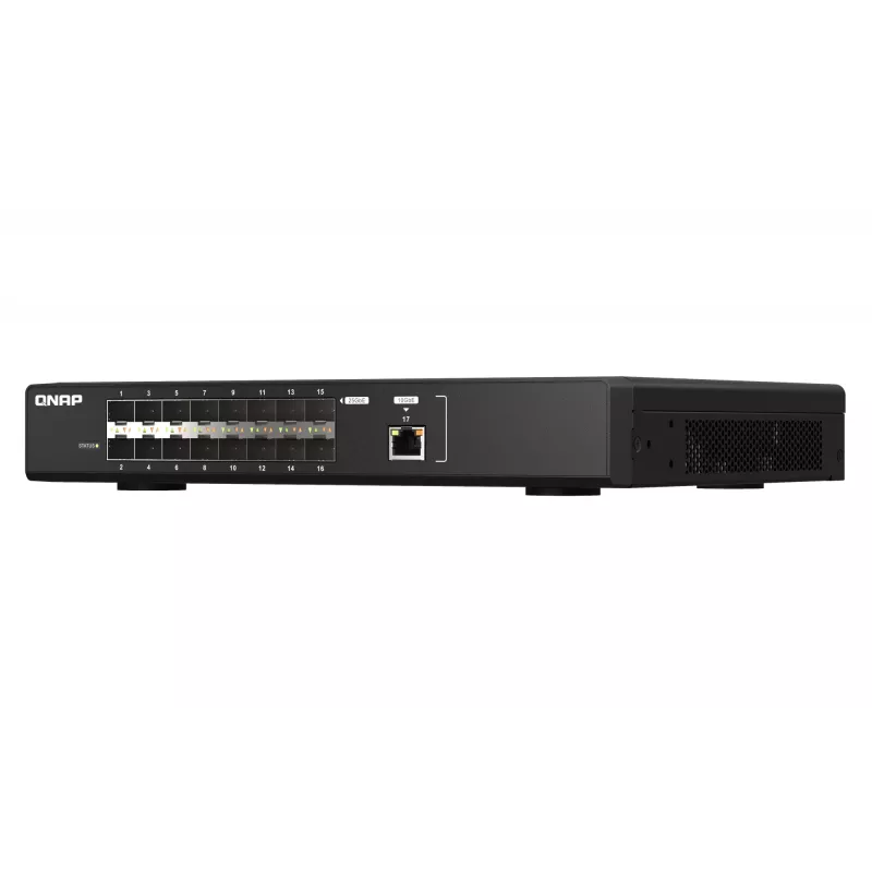 QNAP QSW-M5216-1T tīkla slēdzis, pārvaldāms L2, melns