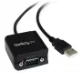 StarTech.com 2,5m FTDI USB uz RS232 adaptera kabelis ar optisko izolāciju, 1 ports - TAA