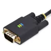 StarTech.com 10 pēdu (3m) USB–seriālais adaptera kabelis, COM saglabāšana, maināmas skrūves/uzgriežņi, USB-A uz DB9 RS232, FTDI IC, ESD aizsardzība, Windows/macOS/Linux