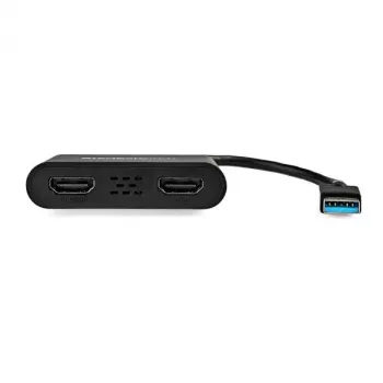 StarTech.com USB 3.0 uz Diviem HDMI Adapteris, USB uz 2x HDMI Monitora Pārveidotājs Windows (nav atbalsts macOS/ChromeOS/Linux) - TAA