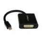 StarTech.com MDP2DVI3 Mini DisplayPort uz DVI pārveidotājs, 1920x1200 (WUXGA), pasīvs, saderīgs ar Thunderbolt, 17 cm, melns