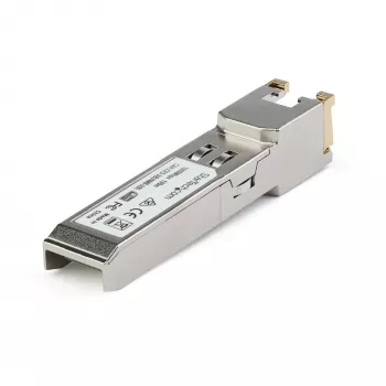 StarTech.com Cisco GLC-TE saderīgs modulis – 1000BASE-T vara rūpnieciskais Gigabit Ethernet raiduztvērējs – SFP uz RJ45 Cat6/Cat5e 100m paplašināta temperatūra – Cisco Firepower, IE 2000, C9500, C2960