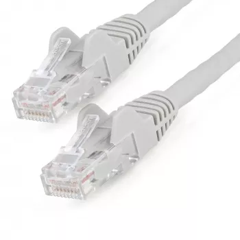 StarTech.com 7m CAT6 Ethernet kabelis - LSZH (Low Smoke Zero Halogen) - 10 Gigabit 250MHz 100W PoE RJ45 10GbE UTP tīkla savienojuma vads ar aizsargvāciņu un sprieguma atvieglojumu - Pelēks, CAT 6, ETL verificēts, 24AWG