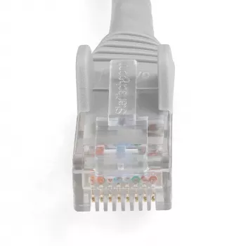 StarTech.com 7m CAT6 Ethernet kabelis - LSZH (Low Smoke Zero Halogen) - 10 Gigabit 250MHz 100W PoE RJ45 10GbE UTP tīkla savienojuma vads ar aizsargvāciņu un sprieguma atvieglojumu - Pelēks, CAT 6, ETL verificēts, 24AWG