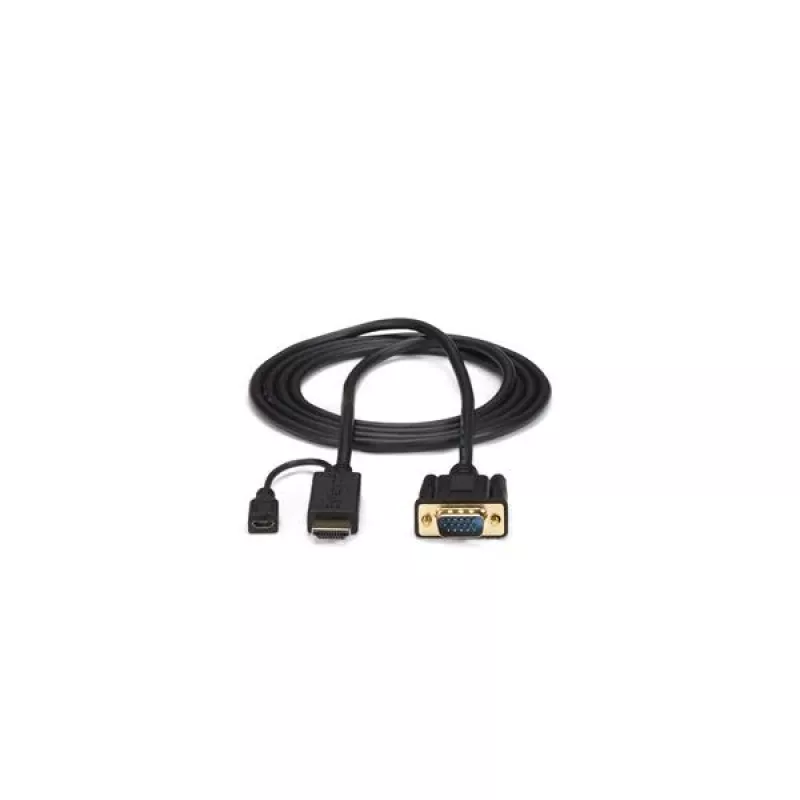 StarTech.com 6 pēdu HDMI uz VGA aktīvais pārveidotāja kabelis - HDMI uz VGA adapteris - 1920x1200 vai 1080p